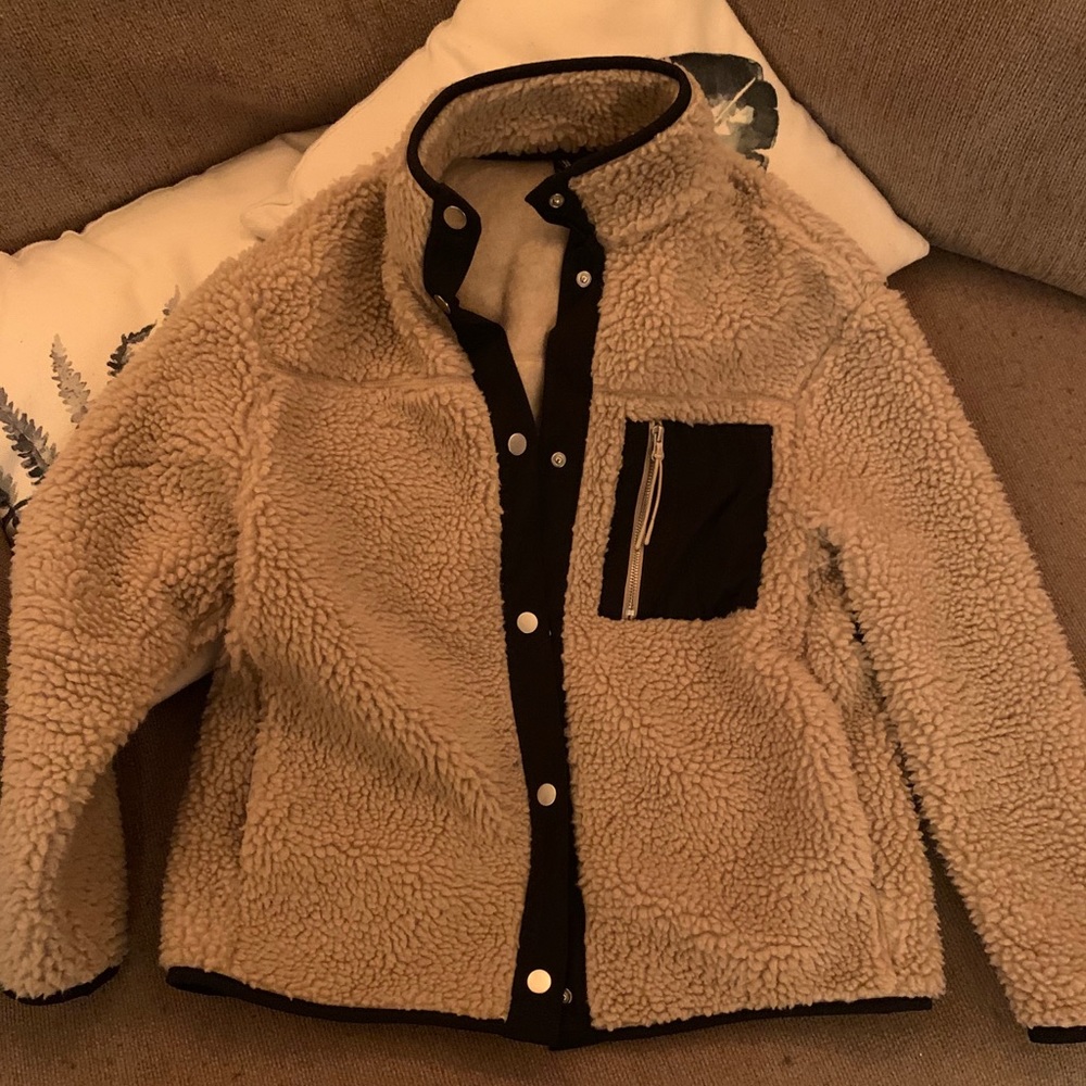 Divided H and M faux jacket